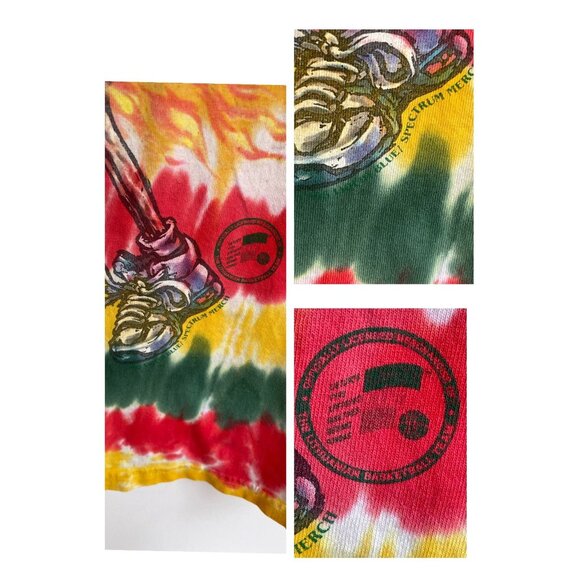 Vintage 90s 1996 Grateful Dead Olympics Lithuania Blue Spectrum T-Shirt Mens XL - Picture 4 of 11